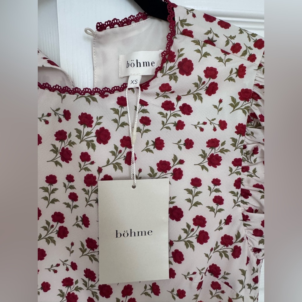 Bohme Ellianna Floral Maxi Dress in Cream Bohme dress - Picture 11 of 11